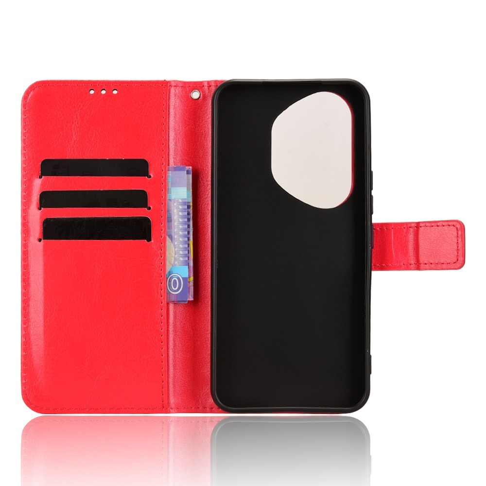 Őrült könyv tok a Honor 400 Pro-hoz - piros