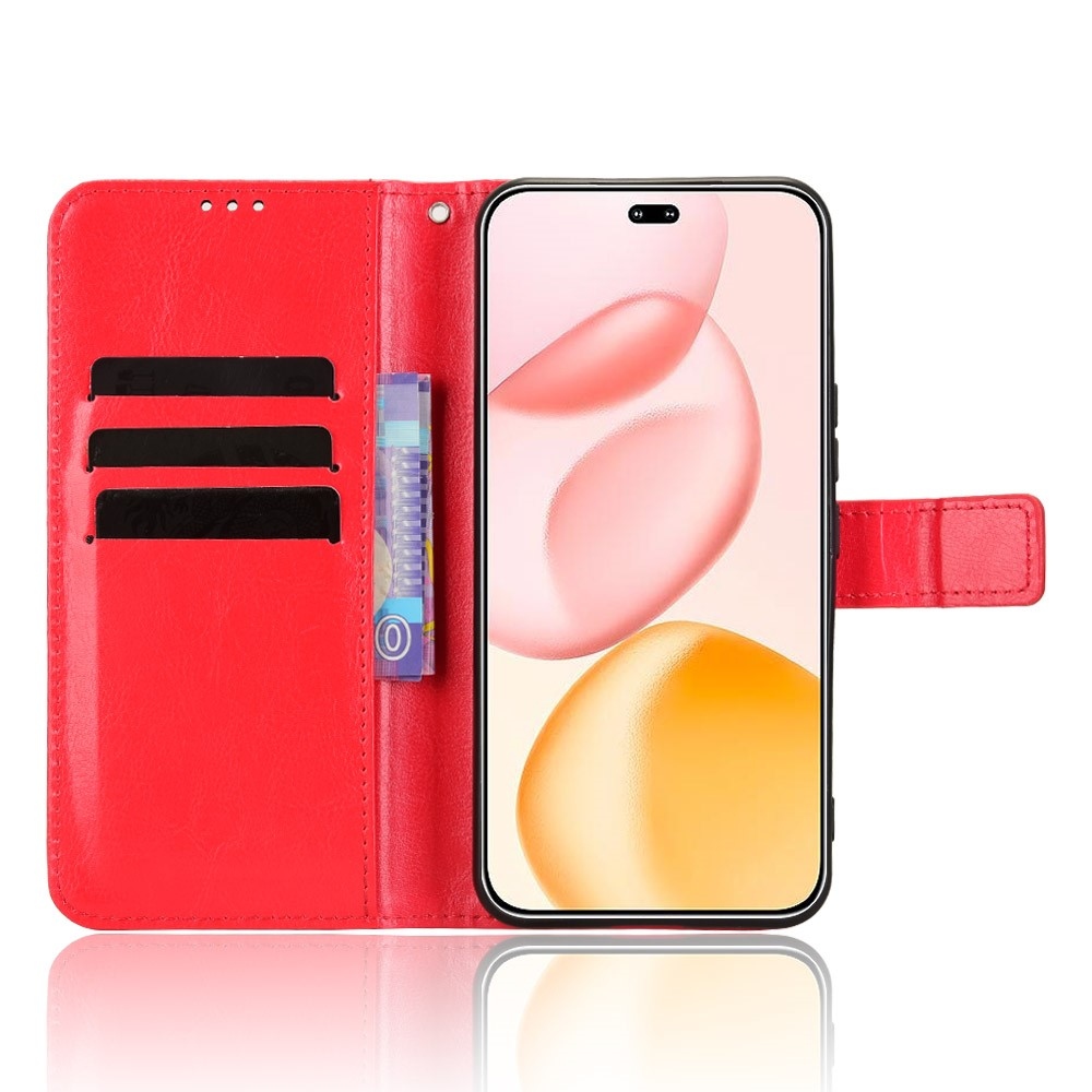 Őrült könyv tok a Honor 400 Pro-hoz - piros