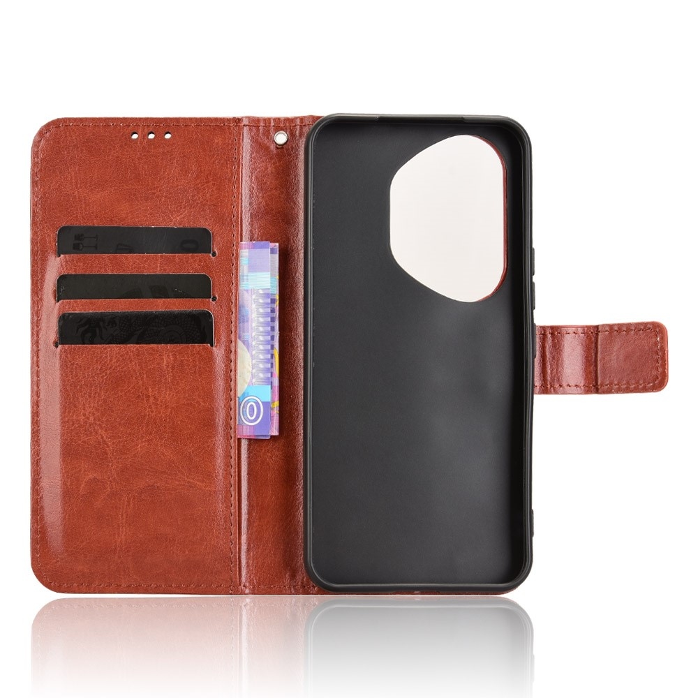 Őrült könyvtáska a Honor 400 Pro-hoz - barna