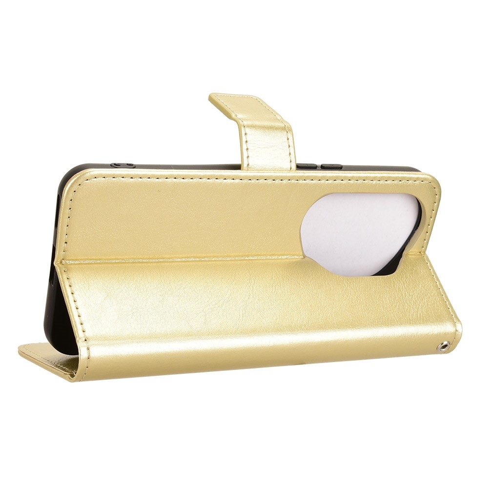 Őrült könyv tok a Honor 400 Pro-hoz - arany