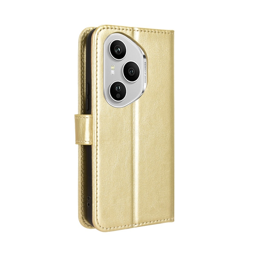 Őrült könyv tok a Honor 400 Pro-hoz - arany