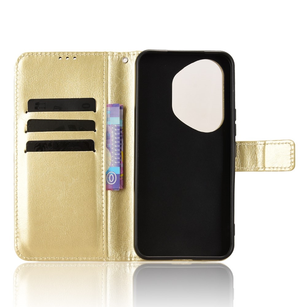 Őrült könyv tok a Honor 400 Pro-hoz - arany