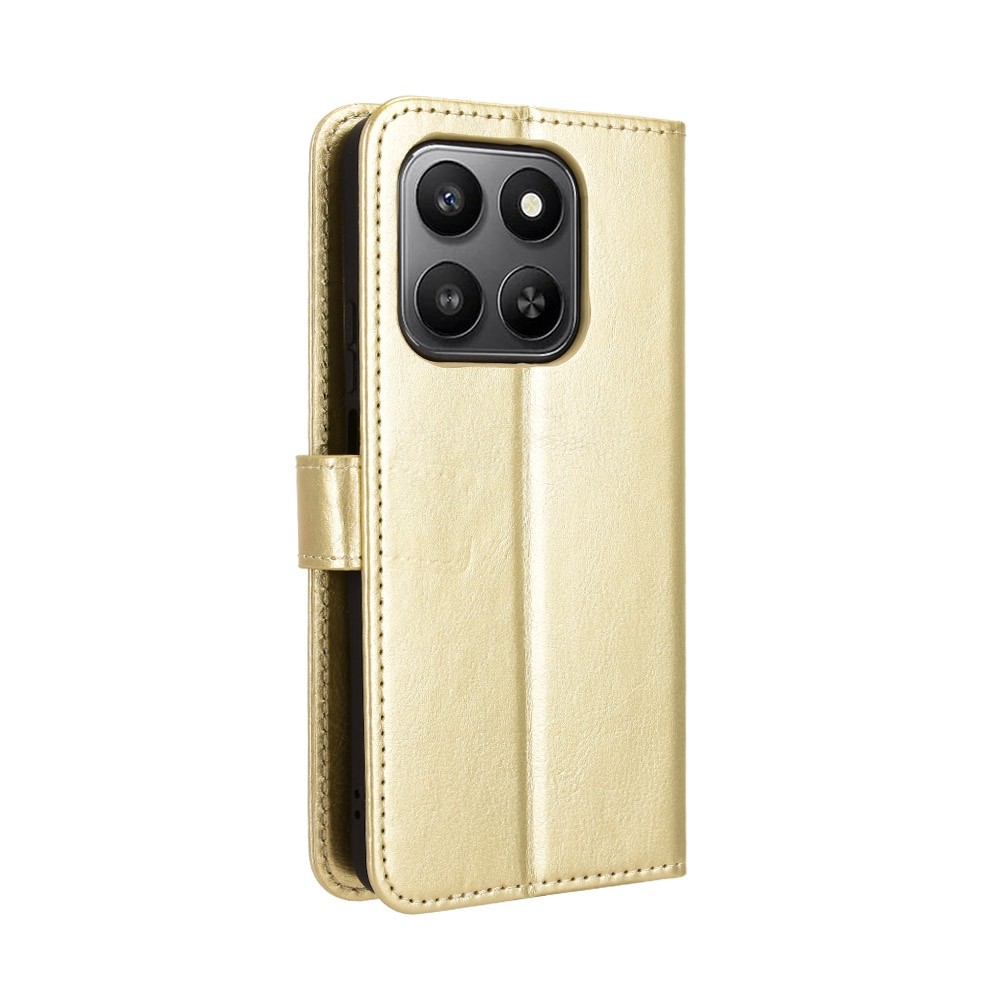 Őrült könyvtáska Honor 400 Smart 5G/4G/Honor X7d - arany színű