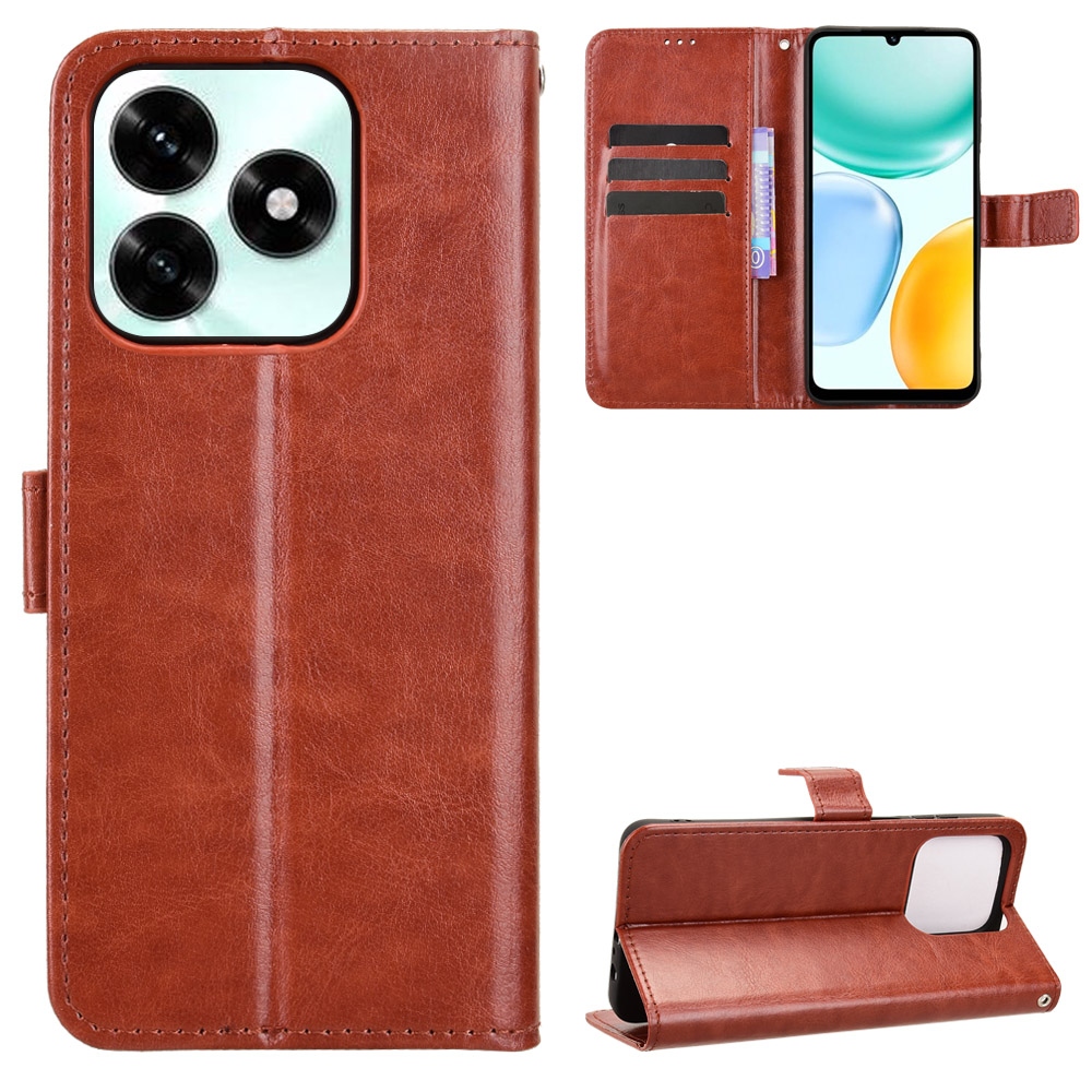 Crazy tok Honor X5c Plus készülékhez - barna