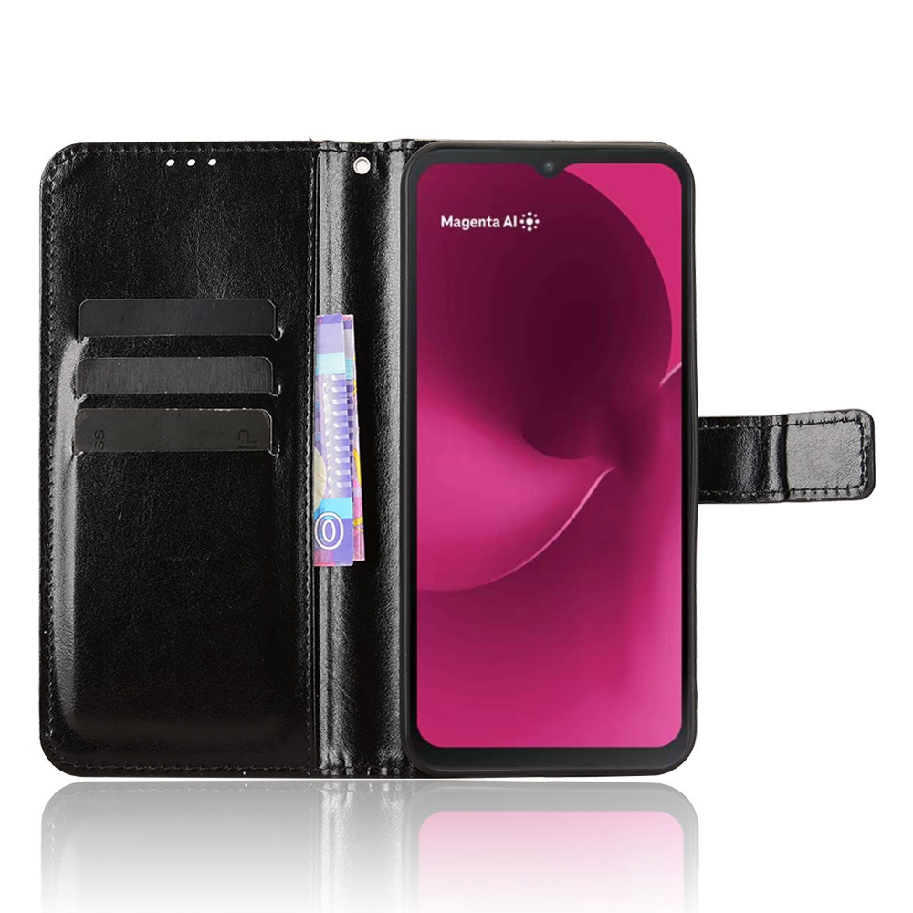 Őrült könyv tok a T-Mobile T Phone 3 készülékhez - fekete