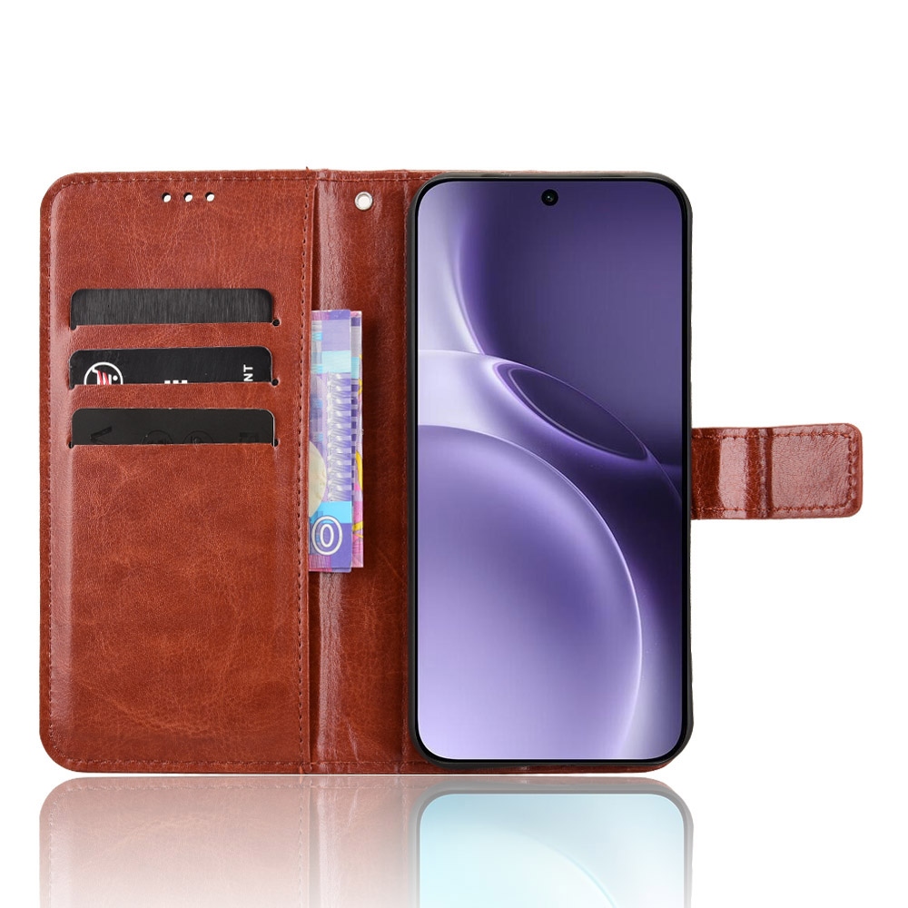 Őrült könyv tok a Vivo X300 Pro 5G-hez - barna