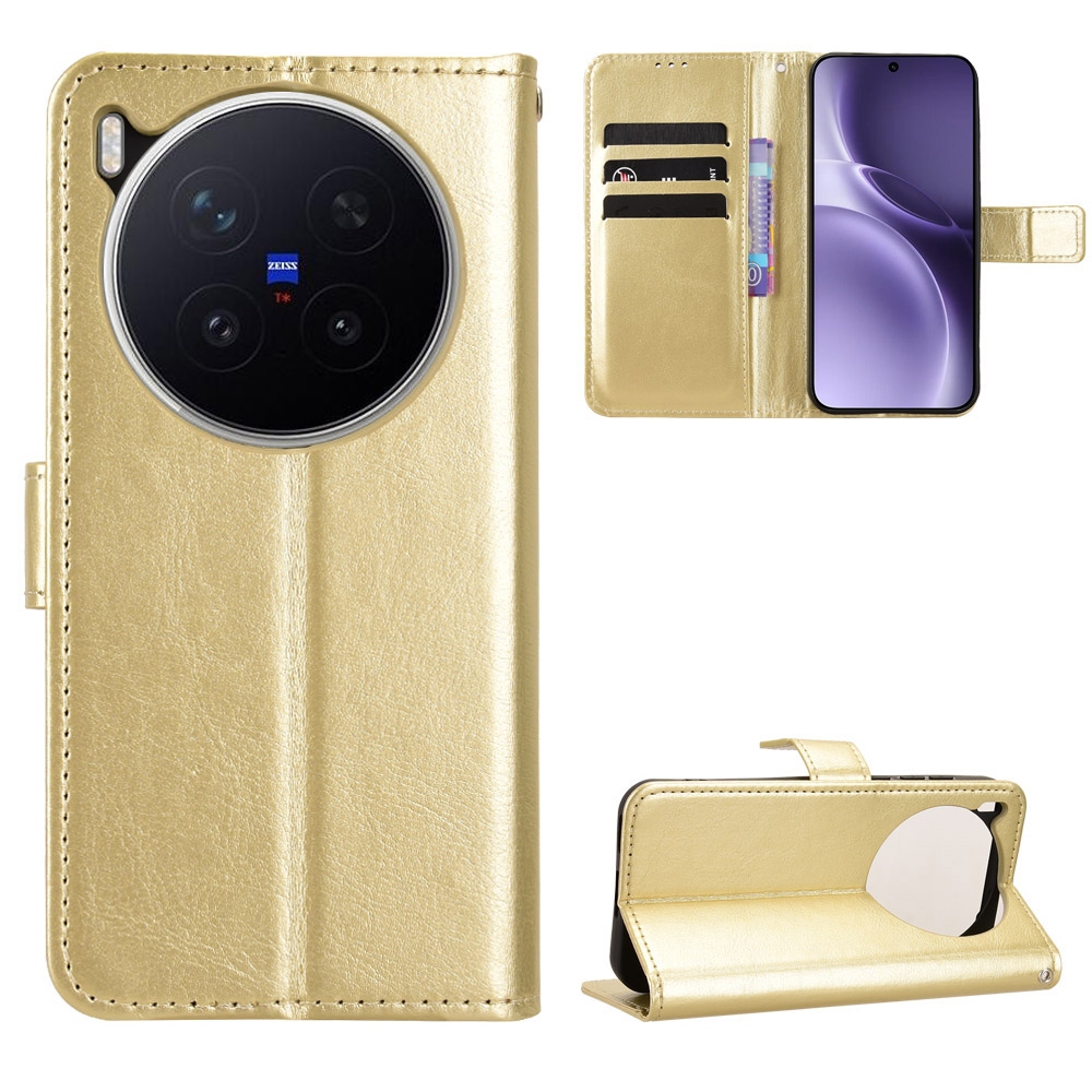 Őrült könyv tok a Vivo X300 Pro 5G-hez - arany színben