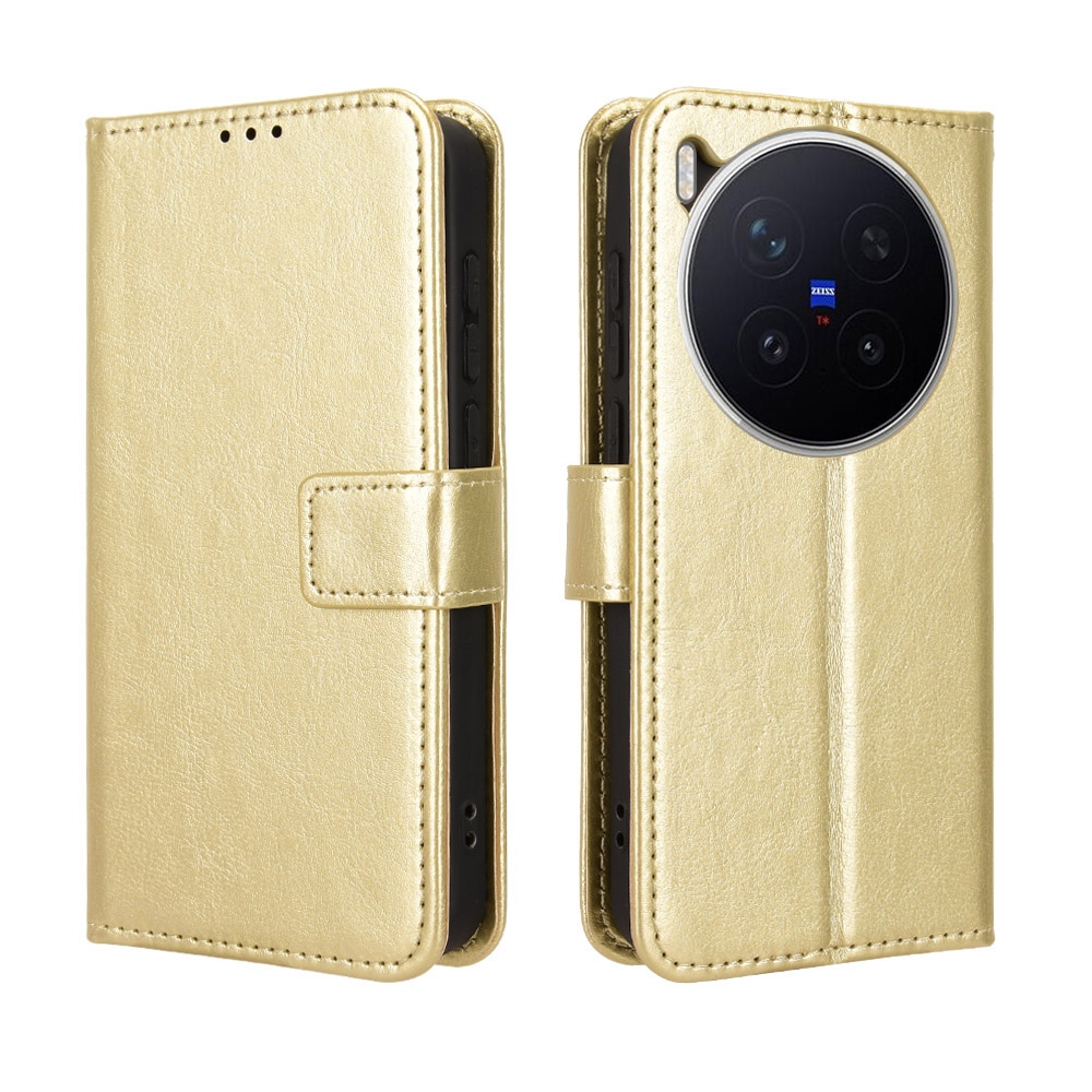 Őrült könyv tok a Vivo X300 Pro 5G-hez - arany színben