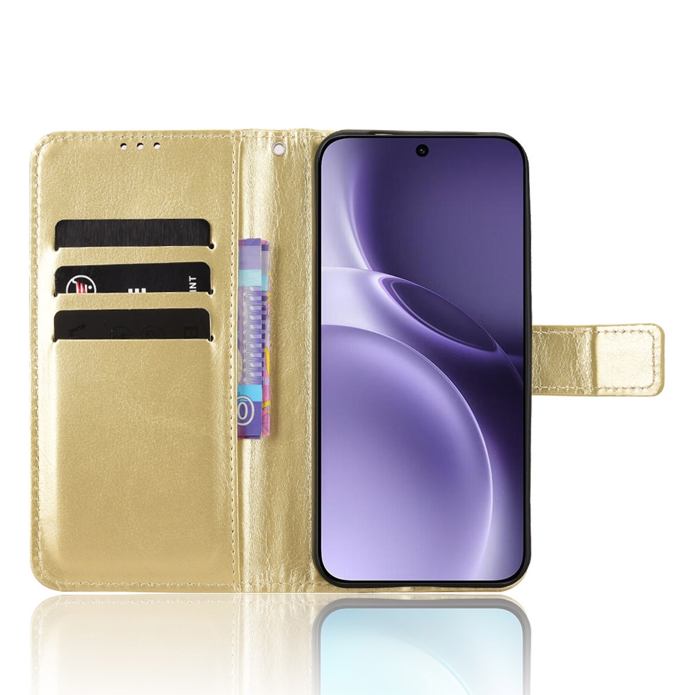 Őrült könyv tok a Vivo X300 Pro 5G-hez - arany színben