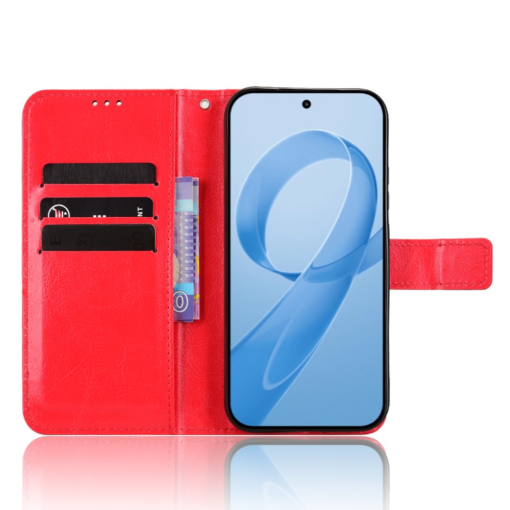 Őrült könyv tok a Xiaomi Poco F8 Pro 5G-hez - piros