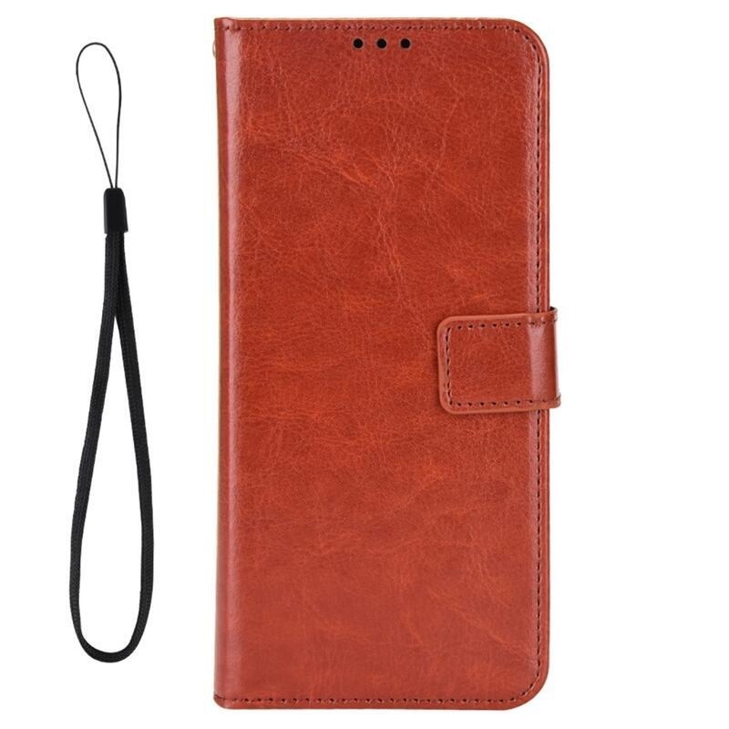 Őrült pénztárca tok mobiltelefonhoz Vivo X80 Pro - barna