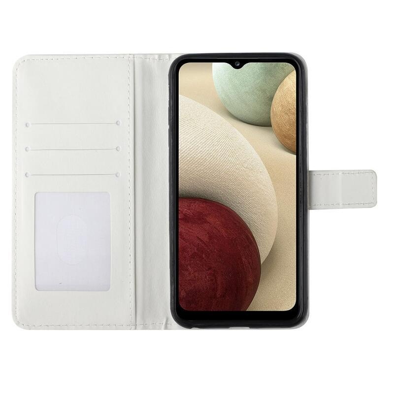 Kreatív pénztárca tok Samsung Galaxy A13 5G/Galaxy A04s (164,7 x 76,7 x 9,1 mm) - háromszögek