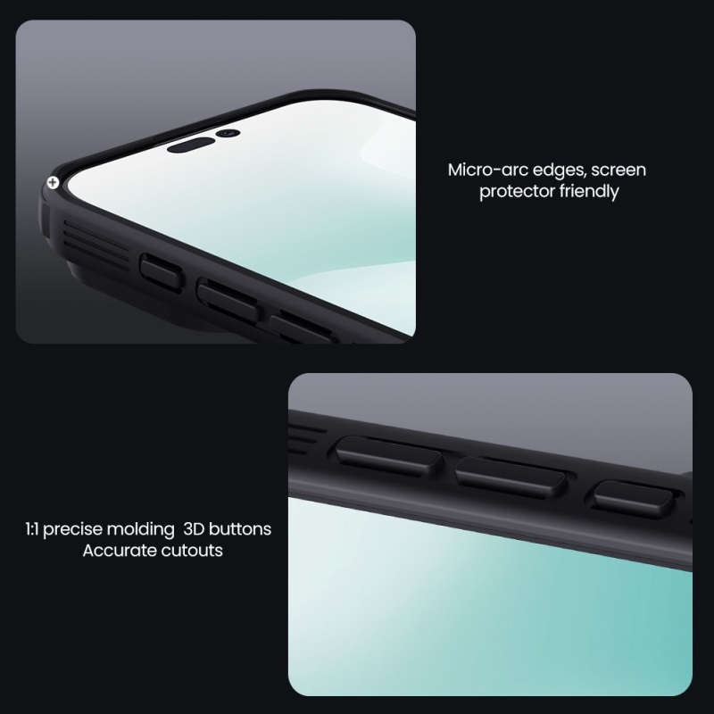 Nillkin CamShield PRO hátlap az Apple iPhone 17 készülékhez Fekete