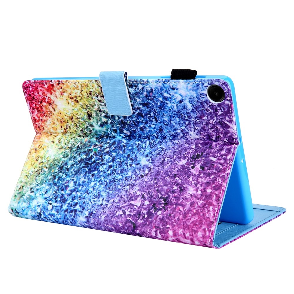 Cross smart tok Samsung Galaxy Tab A11/Tab A9 készülékhez - színes gyémántok