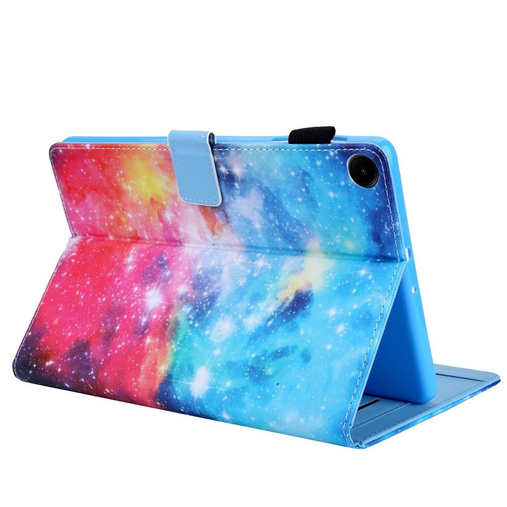 Kereszt alakú, intelligens záró tok Samsung Galaxy Tab A11/Tab A9 - csillagos égbolt