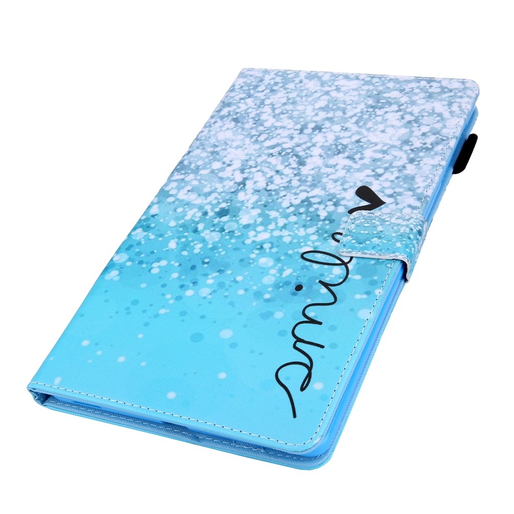 Keresztbe zárt okos tok Samsung Galaxy Tab A11/Tab A9 - smile