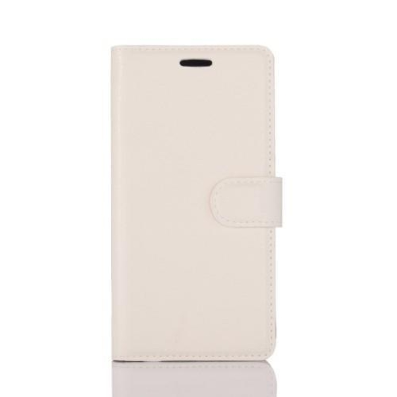 Kereszt PU bőr tok Huawei P10-hez - fehér