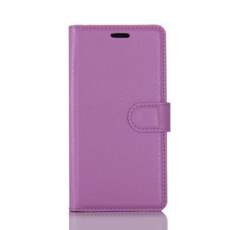 Kereszt PU bőr tok Huawei P10-hez - lila