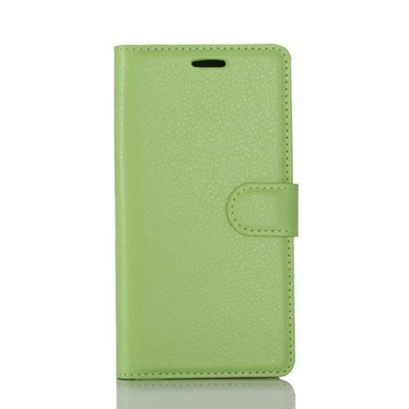 Kereszt PU bőr tok Huawei P10-hez - zöld