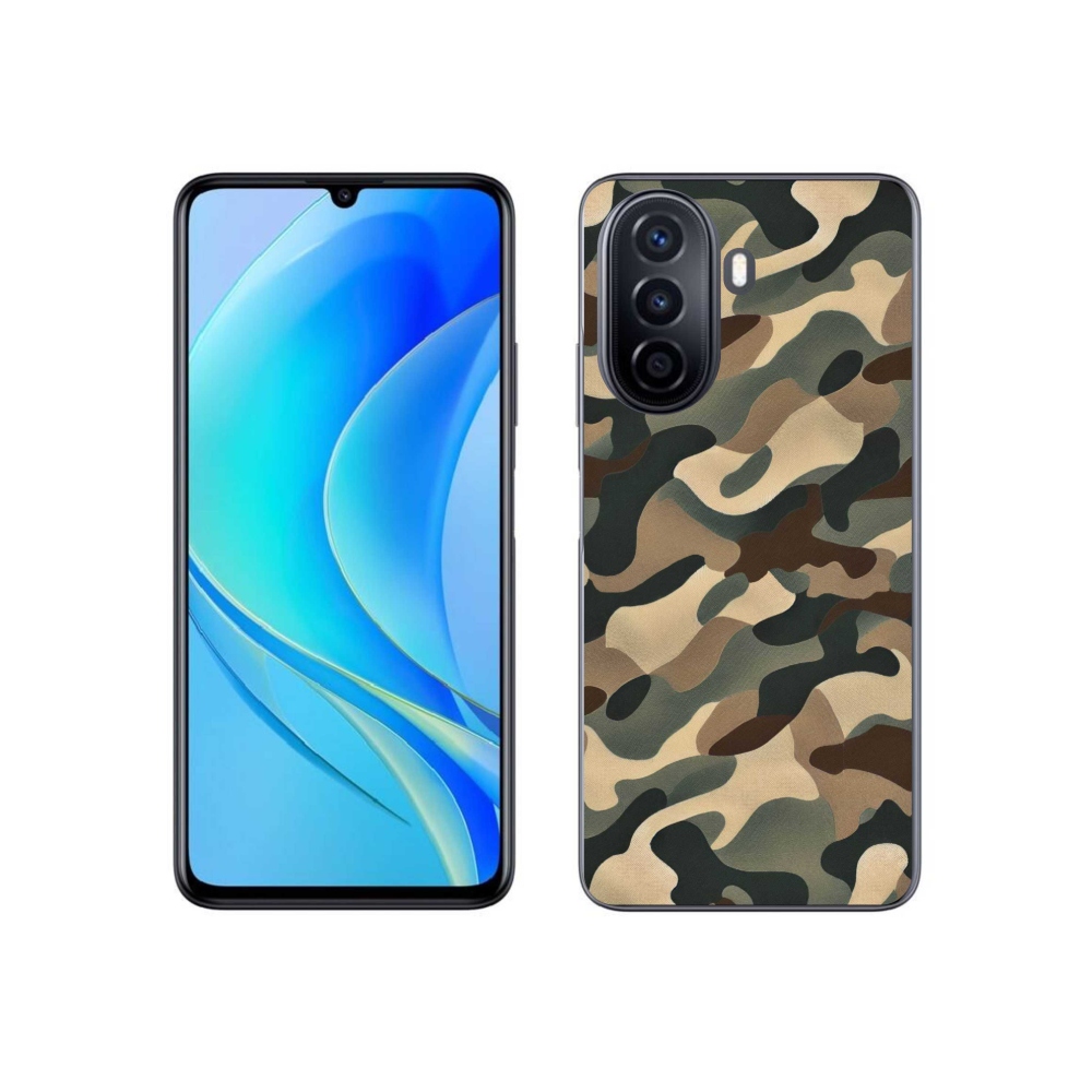 Gél borítás mmCase a Huawei Nova Y70 készülékhez - terepszínű minta 11