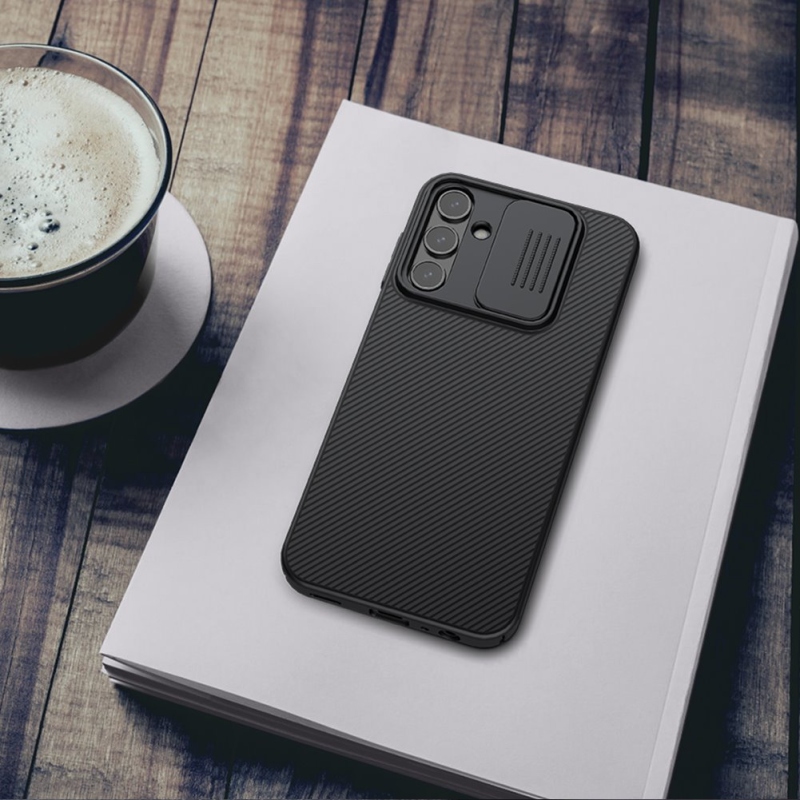 Nillkin CamShield hátlap a Samsung Galaxy A25 5G fekete színű készülékhez