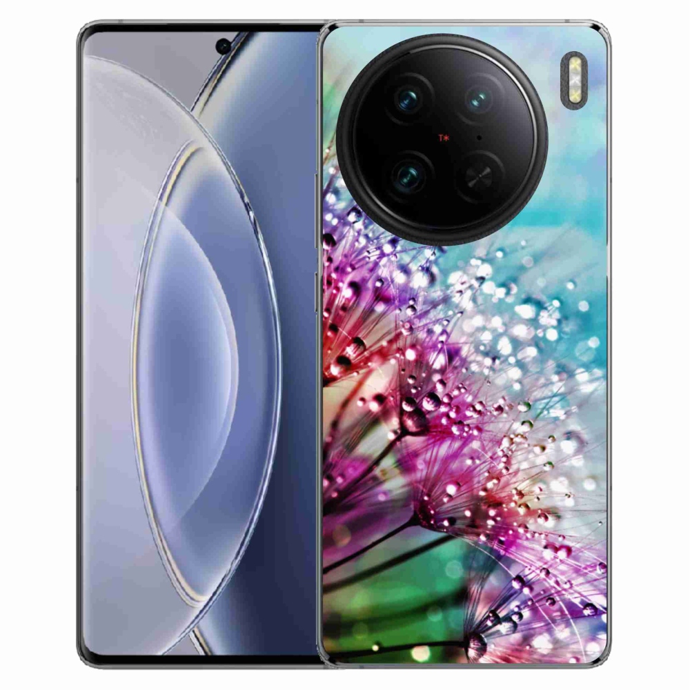 Gél borító mmCase a Vivo X90 Pro készülékhez - színes virágok