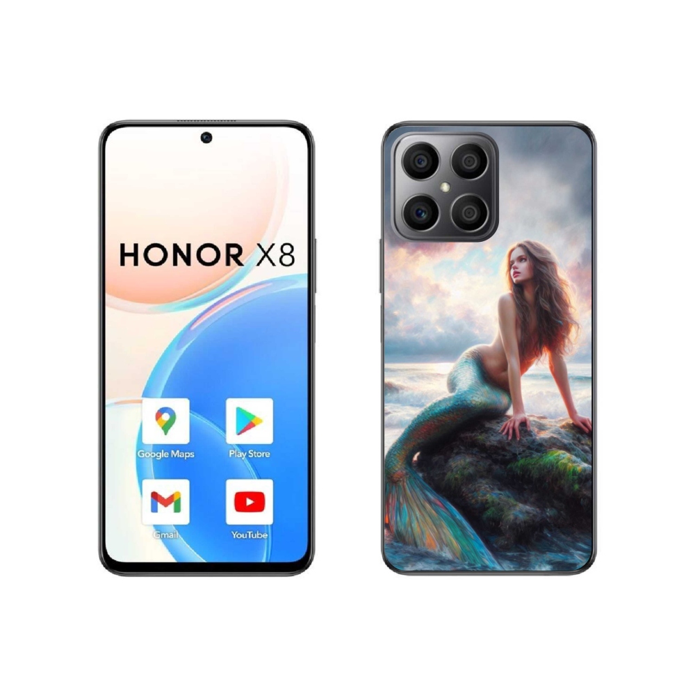 Gél borítás mmCase a Honor X8 4G készülékhez - sellő