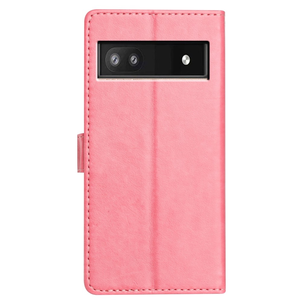 Könyvtáska a Google Pixel 9a számára - rózsaszín