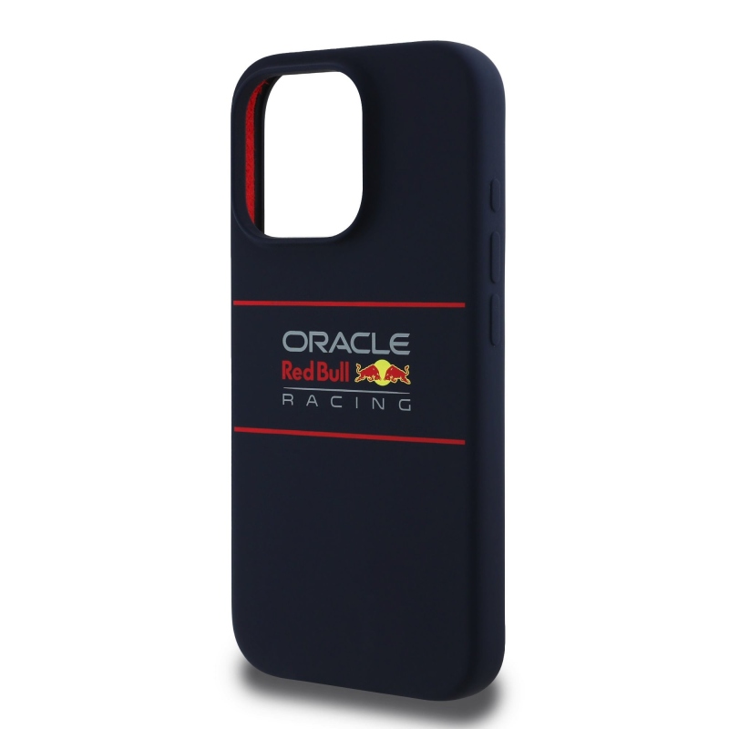 Red Bull szilikon vízszintes logóval ellátott MagSafe hátlap iPhone 16 Pro tengerészgyalogsághoz