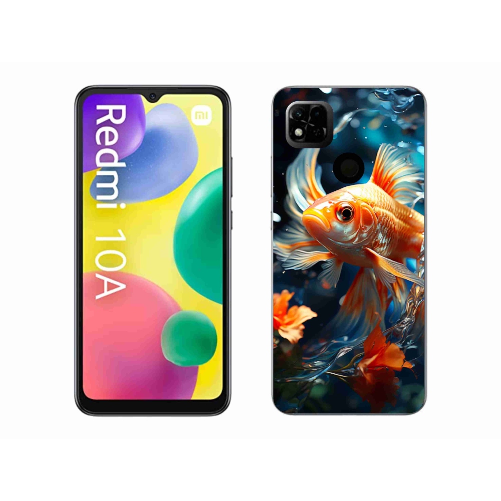 Gél borítás mmCase a Xiaomi Redmi 10A számára - hal