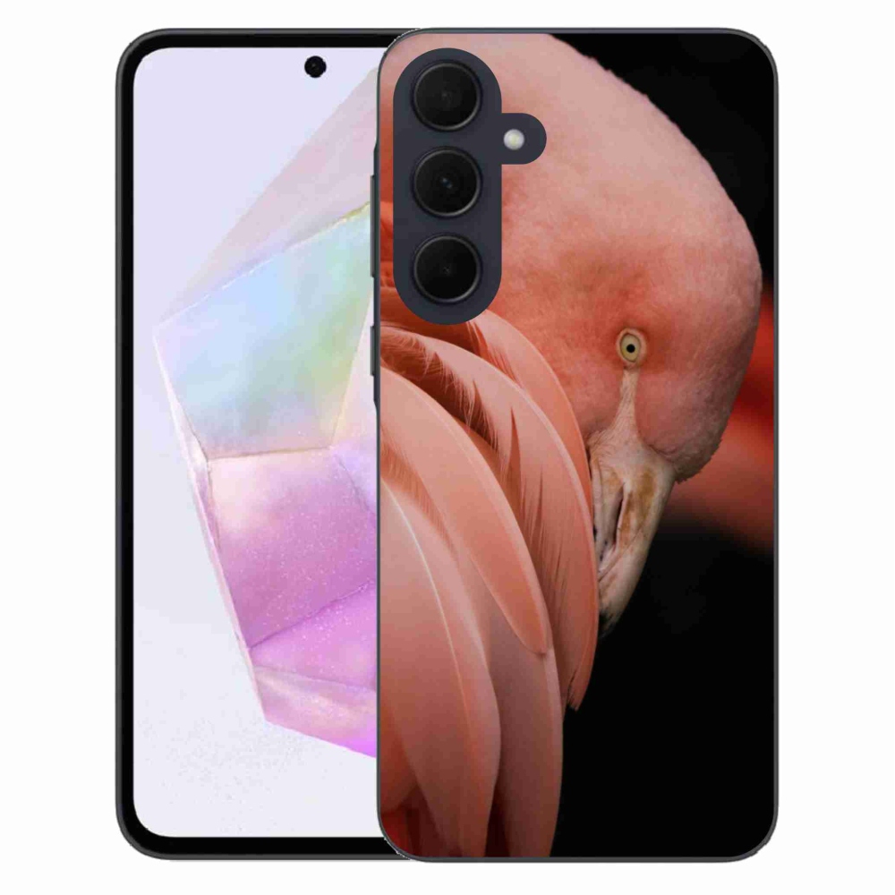 Zselés borítás mmCase Samsung Galaxy A35 5G - flamingó 3