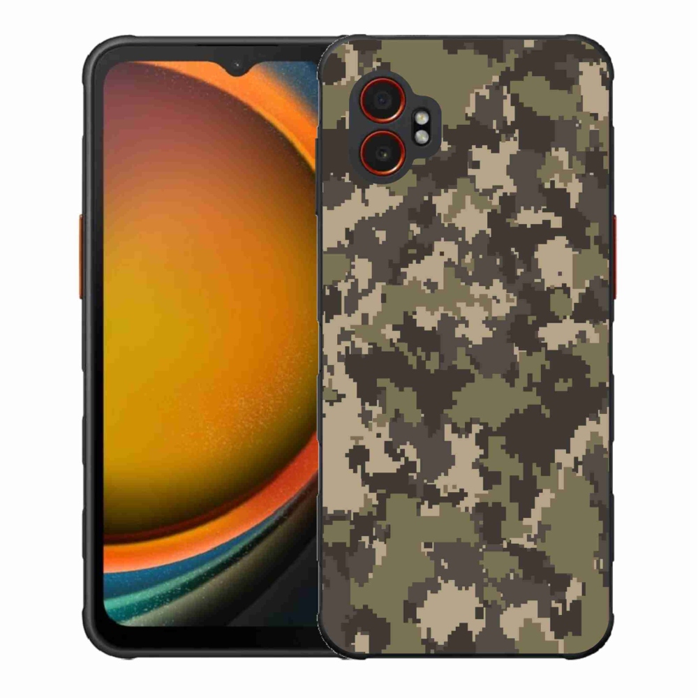 Zselés borítás mmCase Samsung Galaxy Xcover 7 Pro - terepszínű minta 12