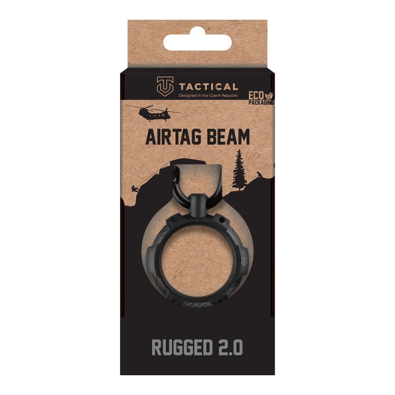 Taktikai Airtag Beam Rugged 2.0 fekete