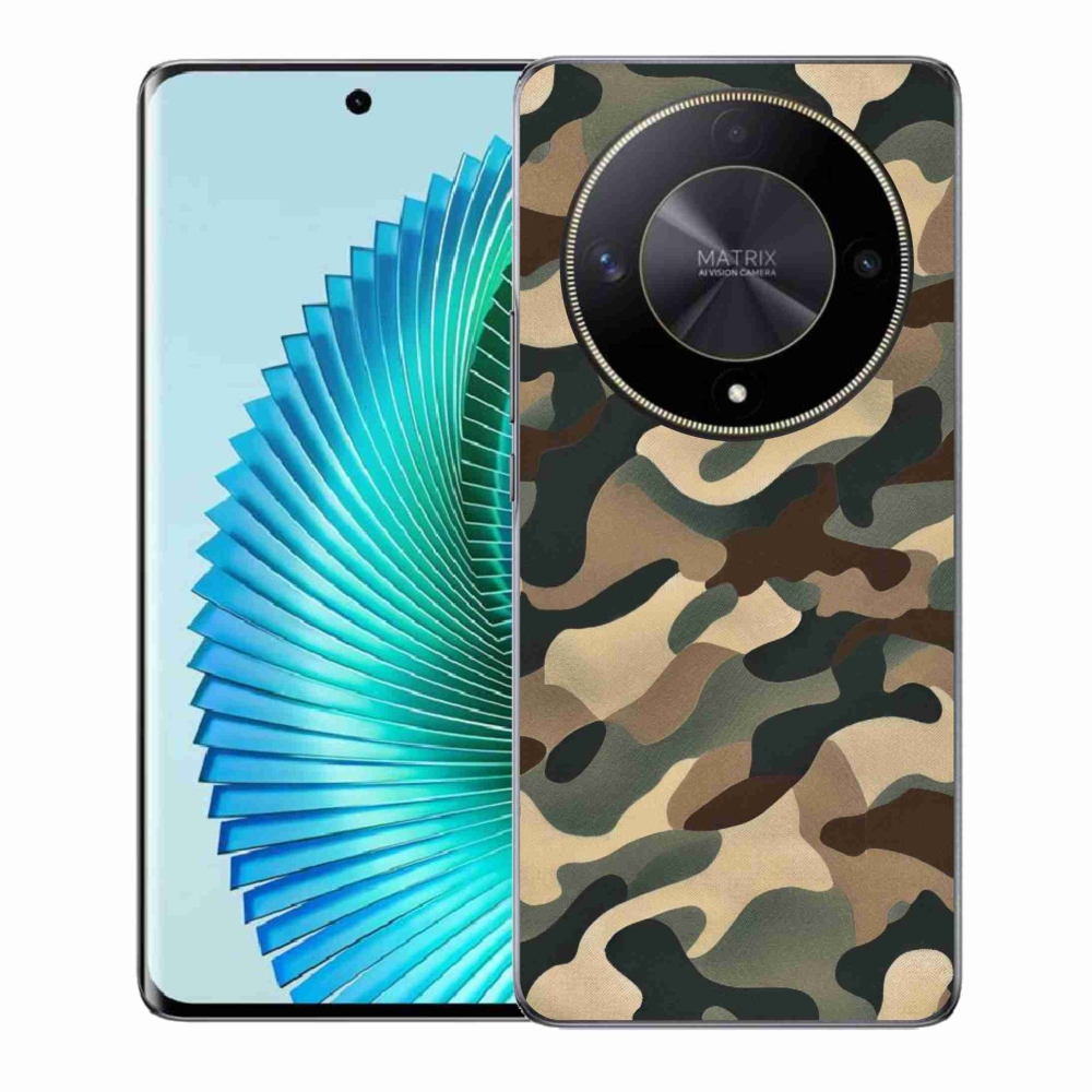 Zselés borítás mmCase a Honor Magic 6 Lite 5G számára - álcázó minta 11