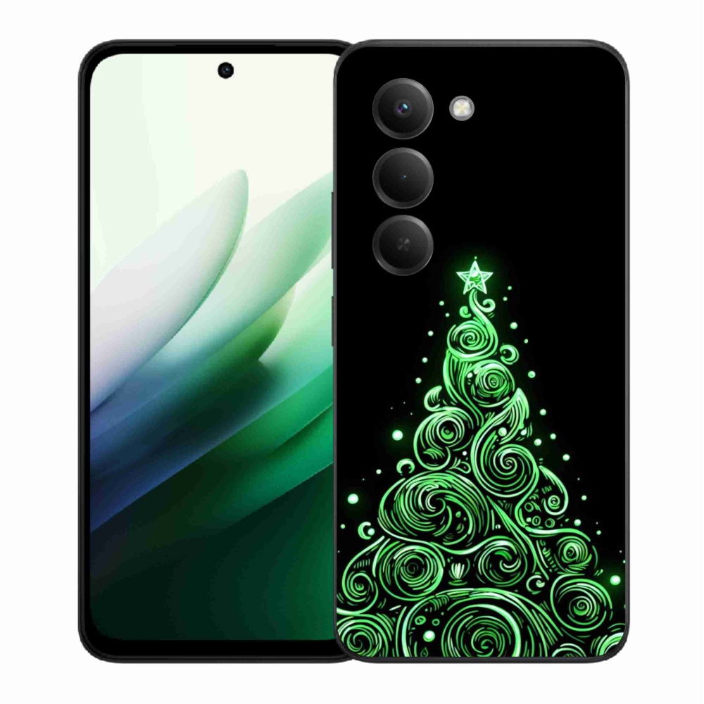 Gél borítás mmCase a Xiaomi Redmi 15 5G - neon karácsonyfa 3