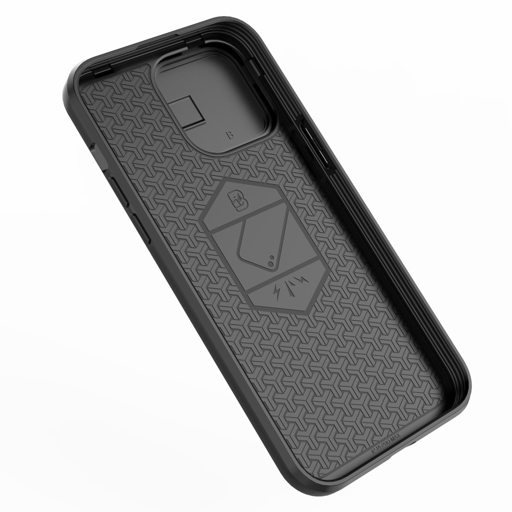 Ütésálló borítás iPhone 15 Plus készülékhez - fekete