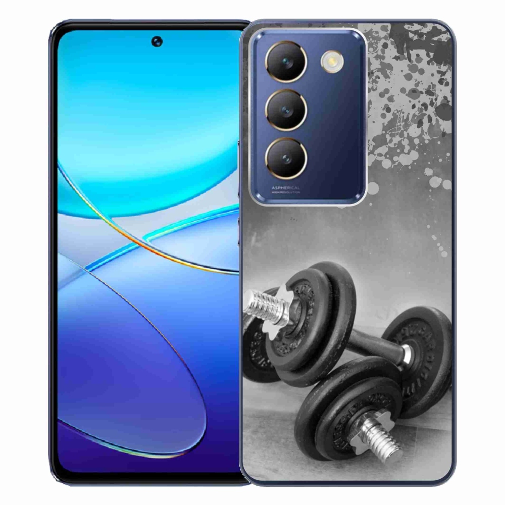 Gél borítás mmCase a Vivo V40 SE 4G/5G készülékhez - súlyzók 1