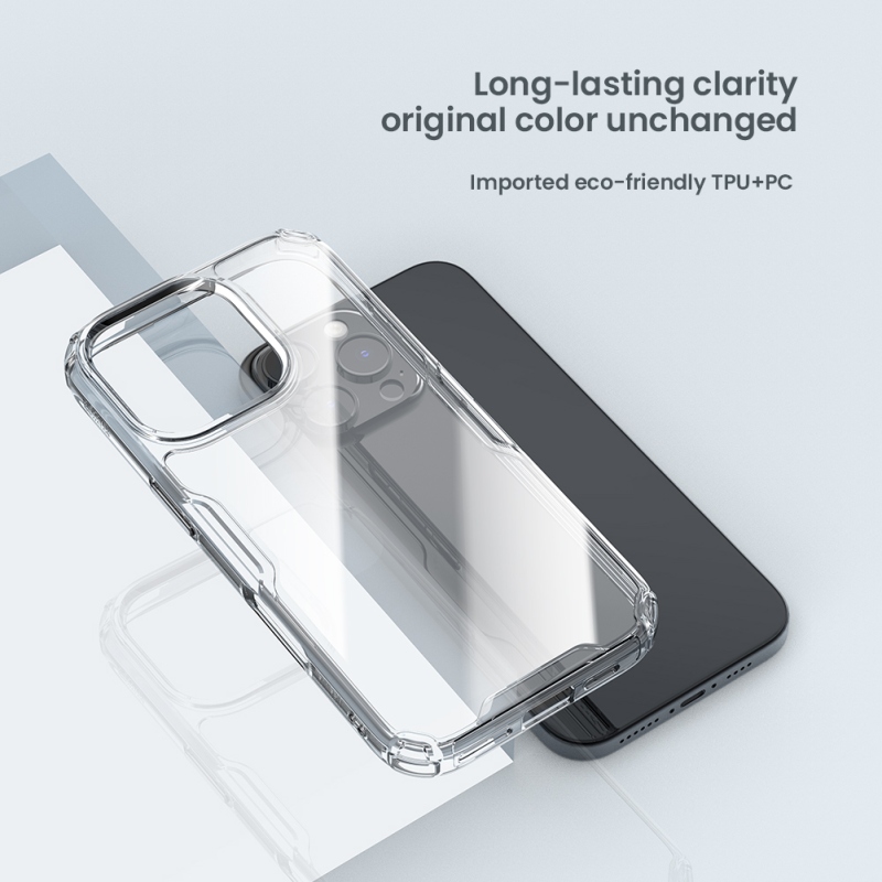 Nillkin Nature TPU PRO borító Apple iPhone 16 Pro készülékhez Kék
