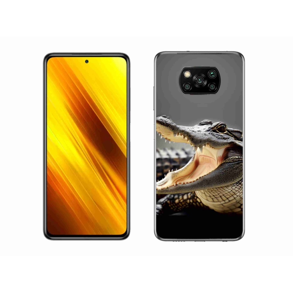 Gél borítás mmCase a Xiaomi Poco X3 Pro készülékhez - krokodil