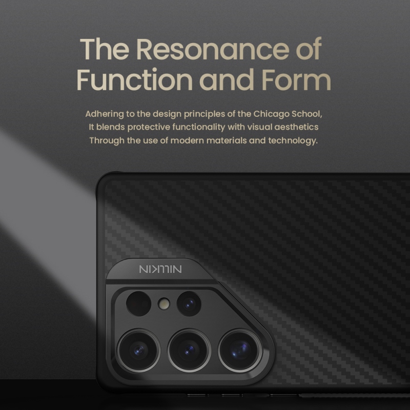 Nillkin CarboProp Aramid mágneses hátlap Samsung Galaxy S25 Ultra fekete