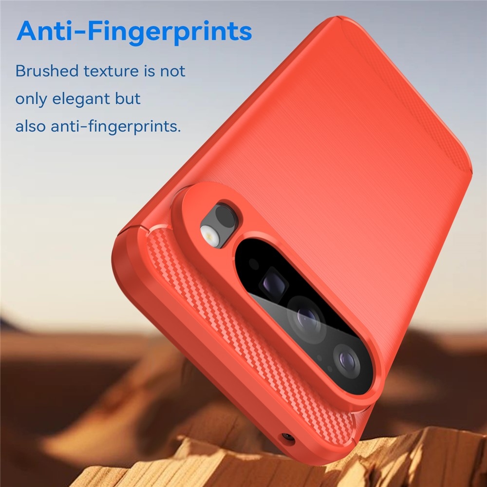 Szénálló zselés tok a Google Pixel 10 Pro XL-hez - piros színben