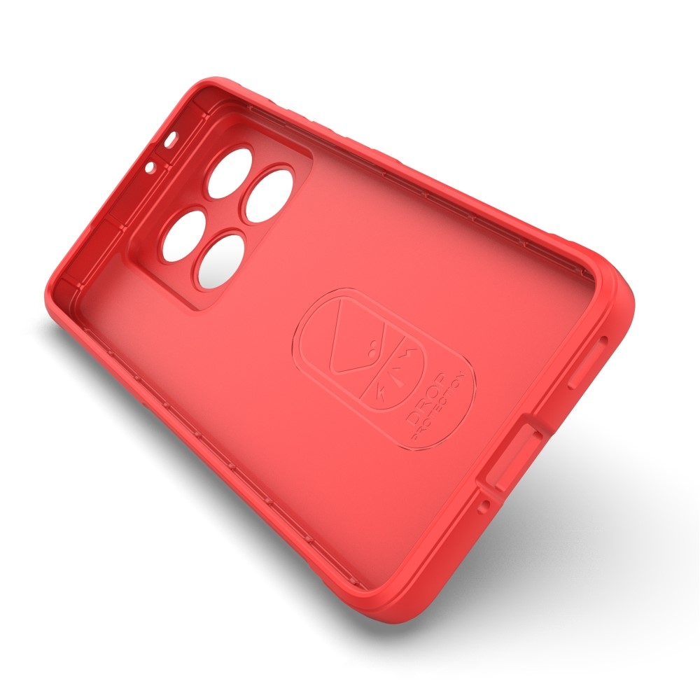 Rugg tartós zselés tok Xiaomi Redmi Note 14 Pro 5G/Poco X7 5G - piros