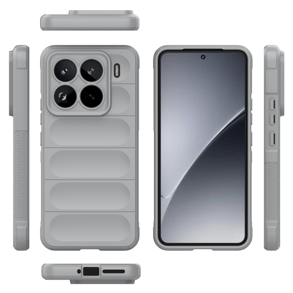 Rugg tartós zselés tok Xiaomi 15 Pro - világosszürke