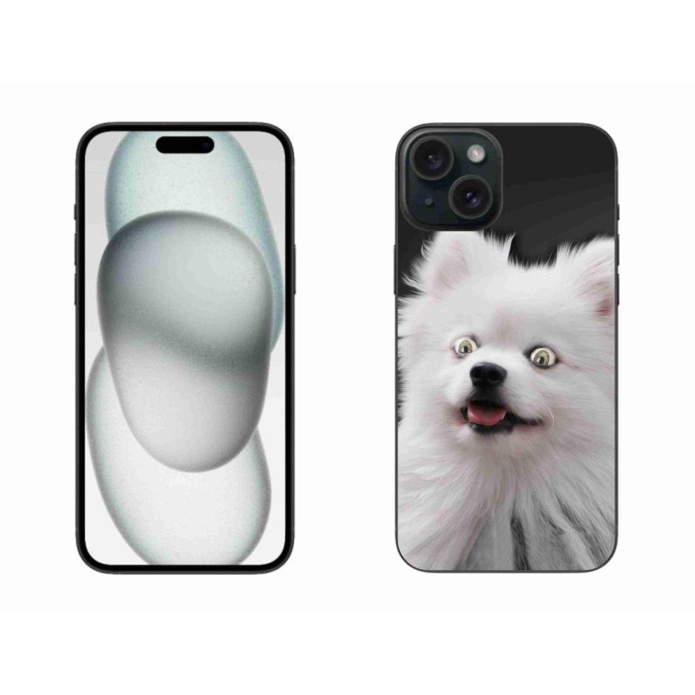 Gél védőburkolat mmCase iPhone 15 Plus készülékhez - fehér tipp