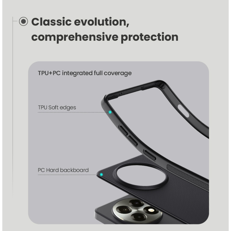 Nillkin Super Frosted PRO mágneses hátsó borítás OnePlus 13R Fekete