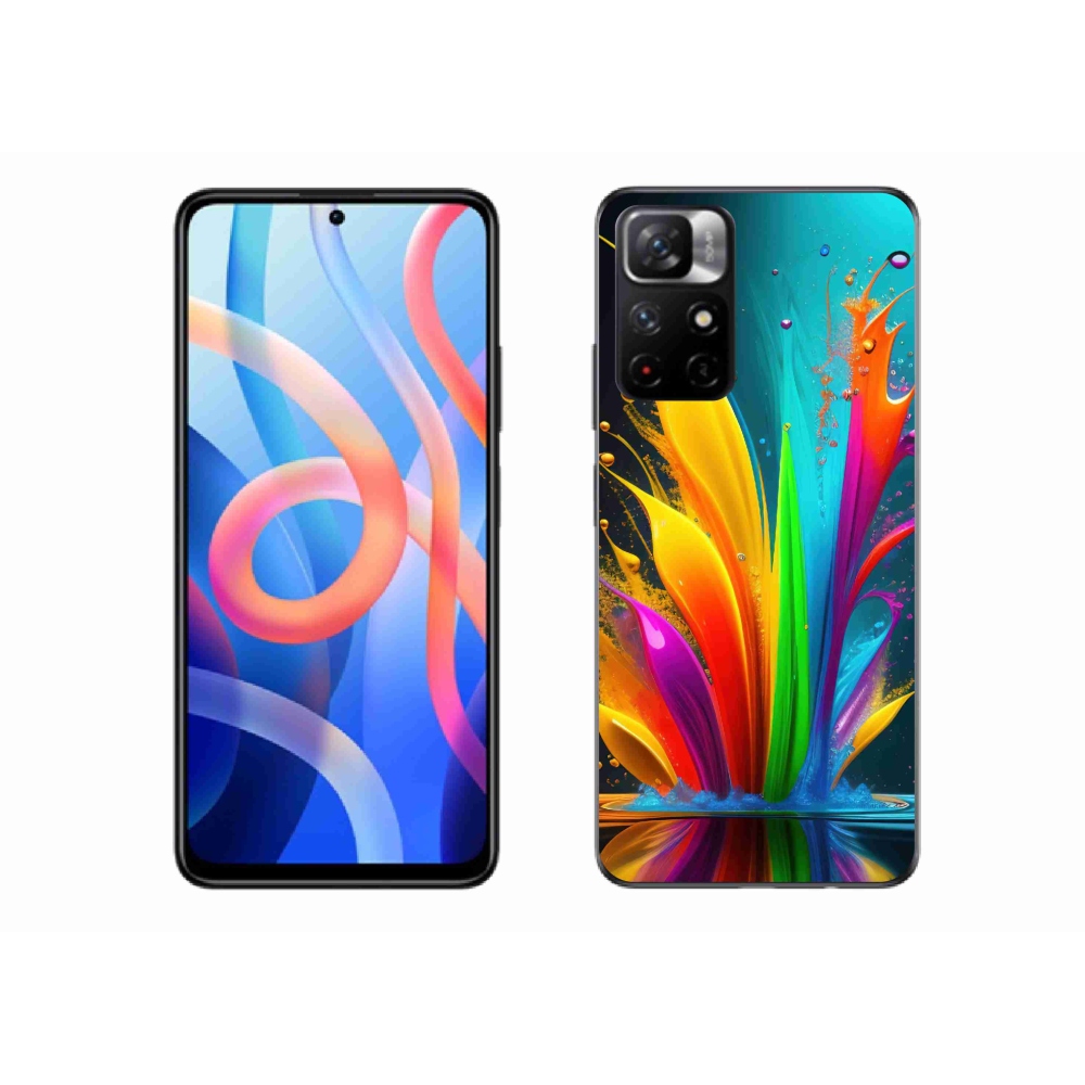 Gél borítás mmCase a Xiaomi Redmi Note 11S 5G számára - absztrakt motívum 1