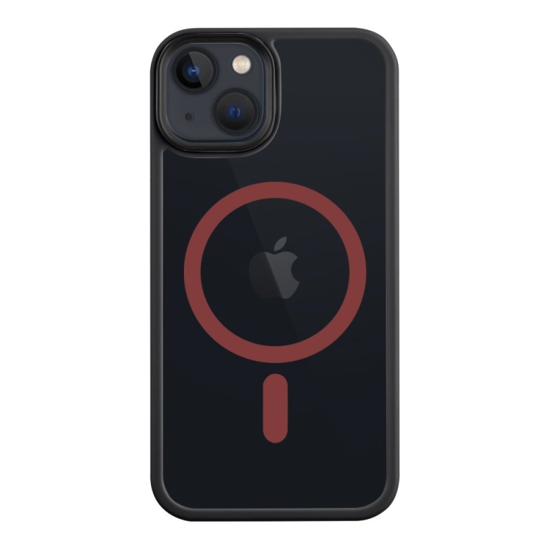 Taktikai MagForce Hyperstealth 2.0 borító iPhone 13 fekete/piroshoz