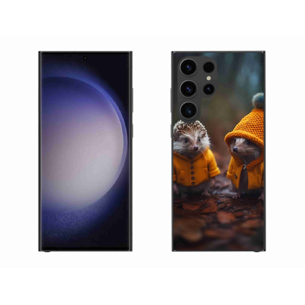 Zselés borítás mmCase Samsung Galaxy S23 Ultra 5G - süni