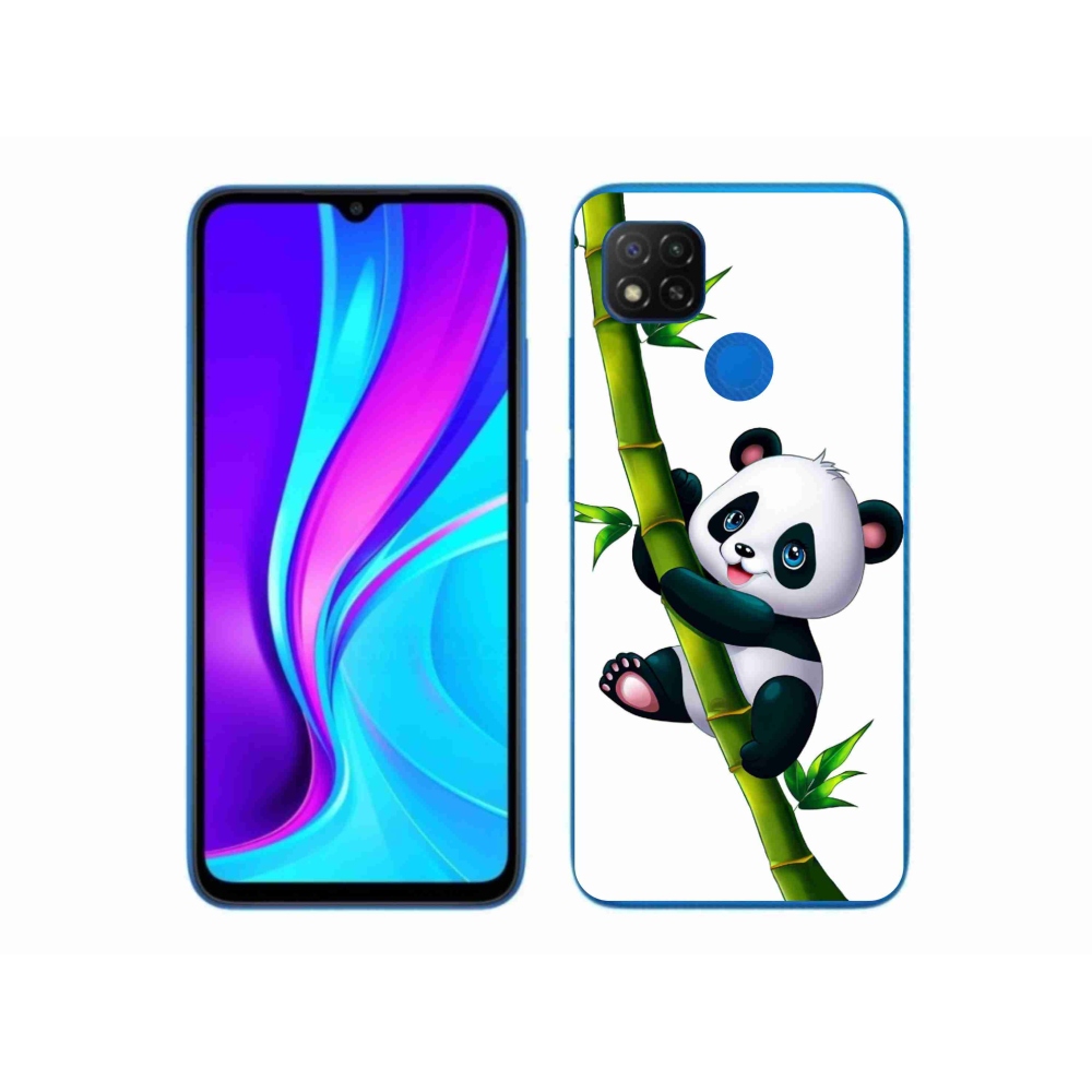 Gél borítás mmCase a Xiaomi Redmi 9C-hez - panda a bambuszon