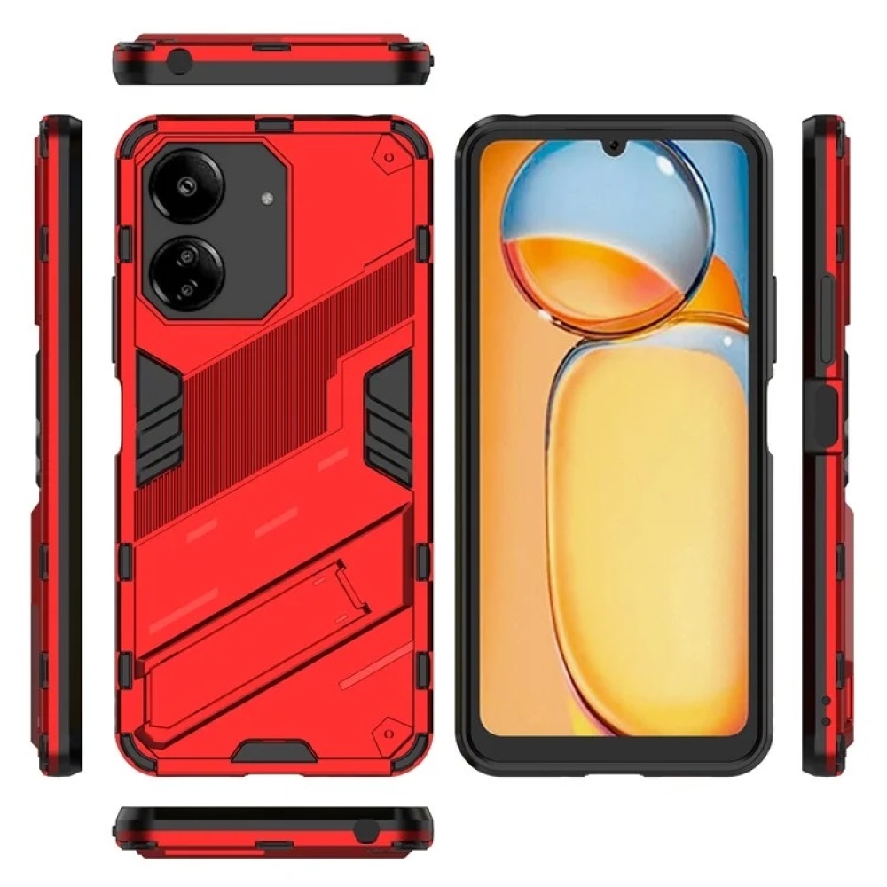 Armory tartós borító Xiaomi Poco C65/Redmi 13C készülékhez - piros
